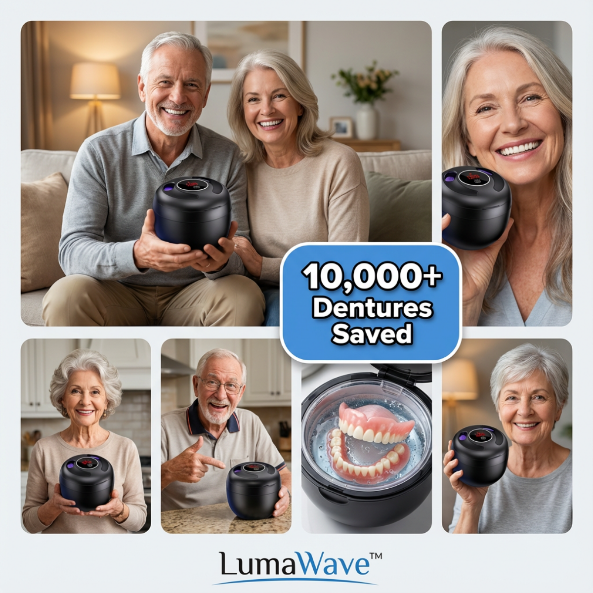 LumaWave™ - The #1 Dentist-Approved Ultrasonic & UVC Cleaner