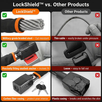 LockShield™ — Hook-Style Steering Wheel Lock