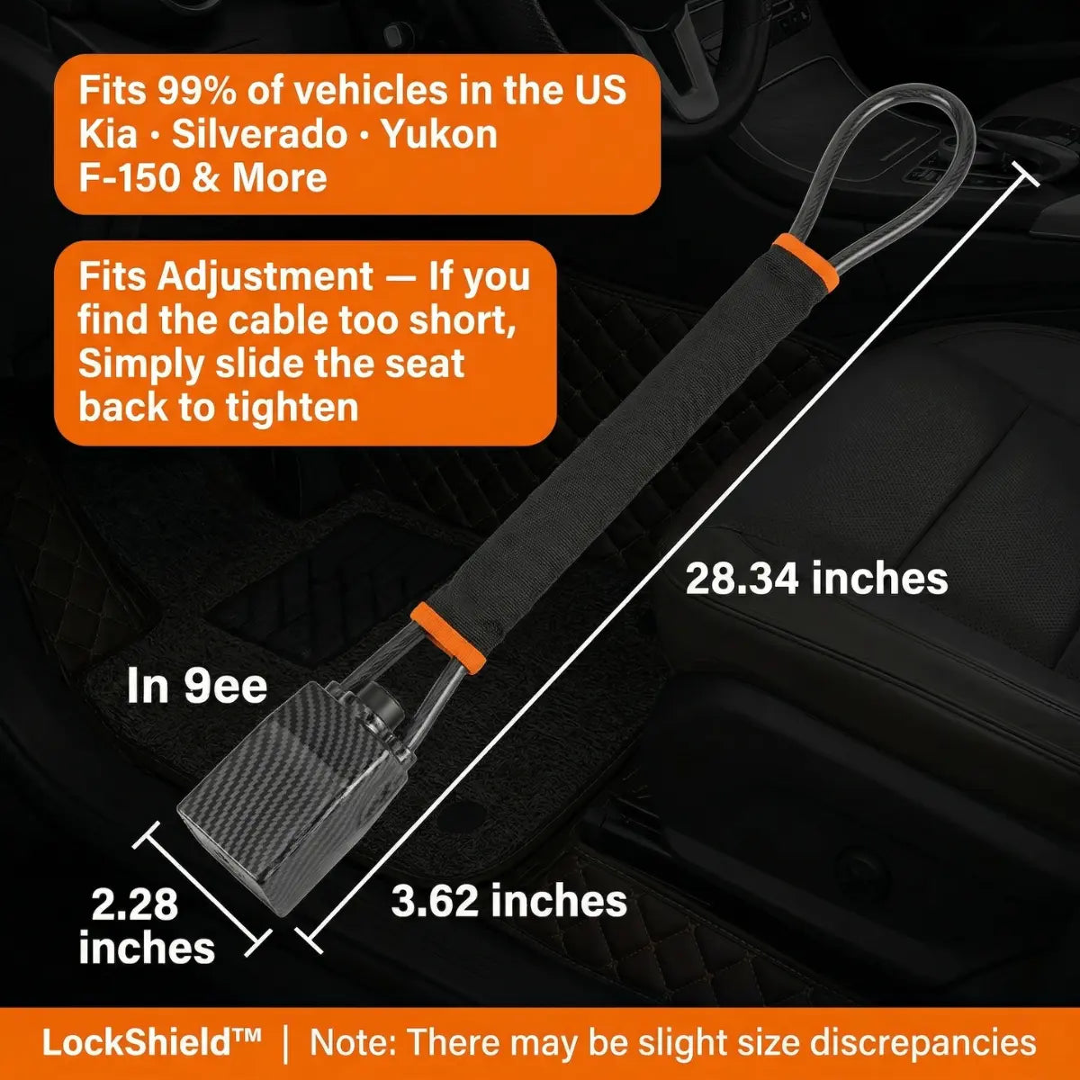 LockShield™ — Hook-Style Steering Wheel Lock