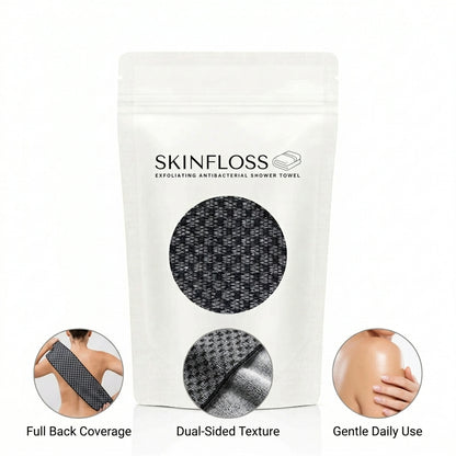 SkinFloss™ Exfoliating Shower Towel