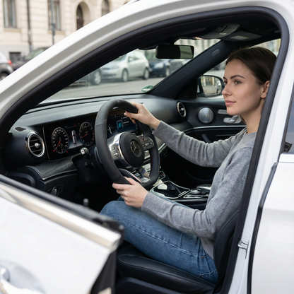 NappaTouch Elite - Premium Nappa Leather Steering Wheel Cover
