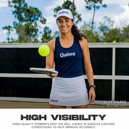 Quinra™ X-40 Outdoor Pickleballs | USA Pickleball & APP Tour Official Ball, Regulation Size