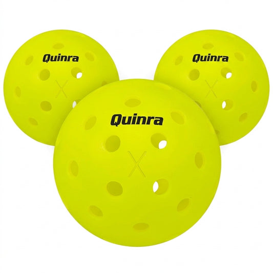 Quinra™ X-40 Outdoor Pickleballs | USA Pickleball & APP Tour Official Ball, Regulation Size