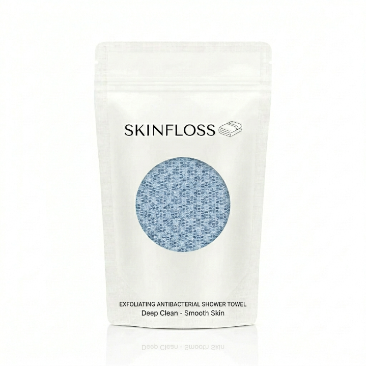 SkinFloss™ Exfoliating Shower Towel