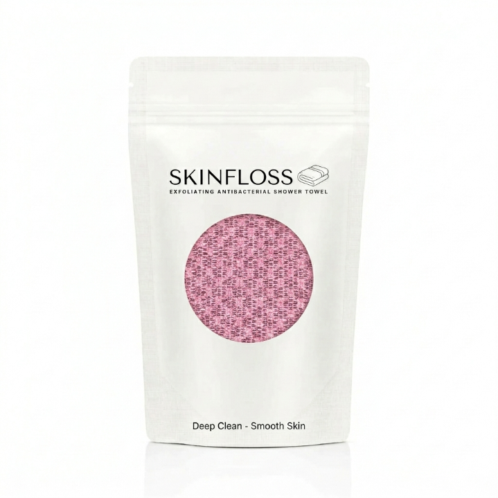 SkinFloss™ Exfoliating Shower Towel