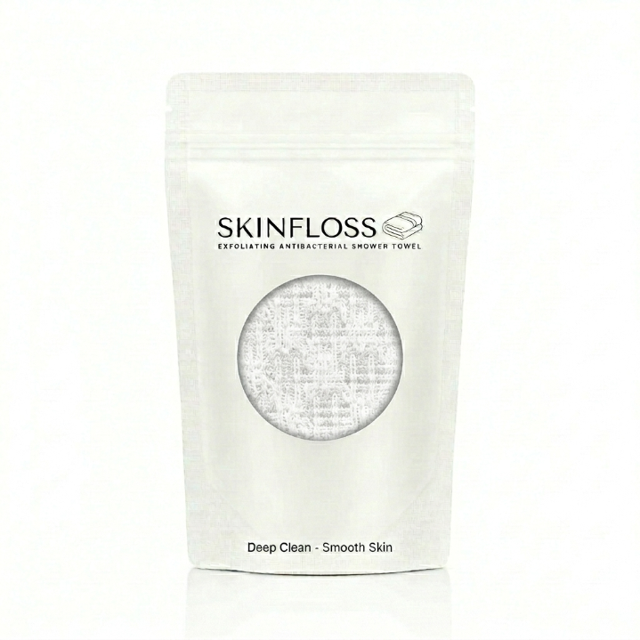 SkinFloss™ Exfoliating Shower Towel