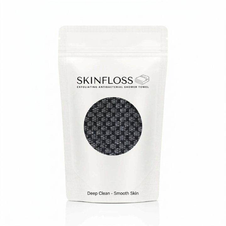 SkinFloss™ Exfoliating Shower Towel